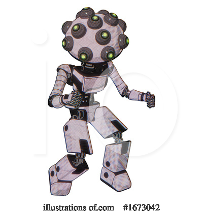 Royalty-Free (RF) Robot Clipart Illustration by Leo Blanchette - Stock Sample #1673042
