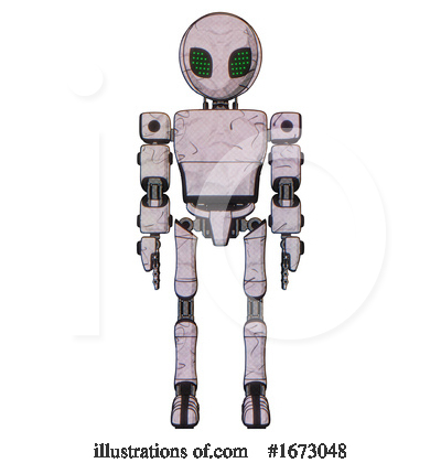 Royalty-Free (RF) Robot Clipart Illustration by Leo Blanchette - Stock Sample #1673048