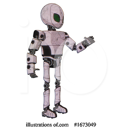 Royalty-Free (RF) Robot Clipart Illustration by Leo Blanchette - Stock Sample #1673049