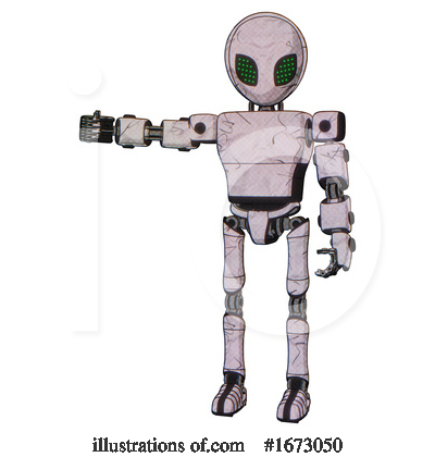Royalty-Free (RF) Robot Clipart Illustration by Leo Blanchette - Stock Sample #1673050