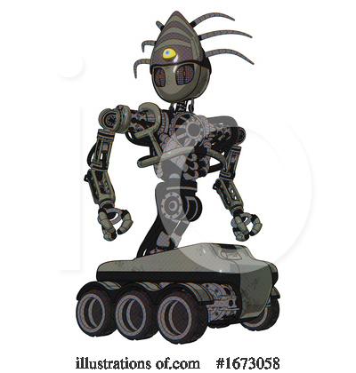 Royalty-Free (RF) Robot Clipart Illustration by Leo Blanchette - Stock Sample #1673058