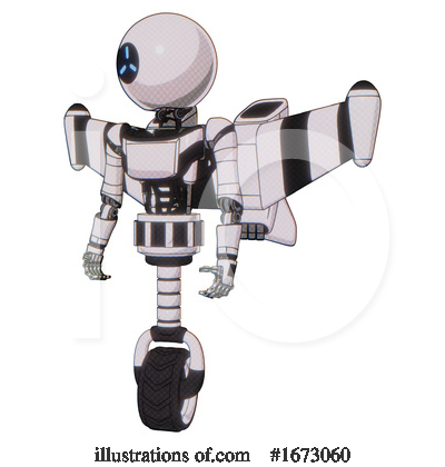 Royalty-Free (RF) Robot Clipart Illustration by Leo Blanchette - Stock Sample #1673060