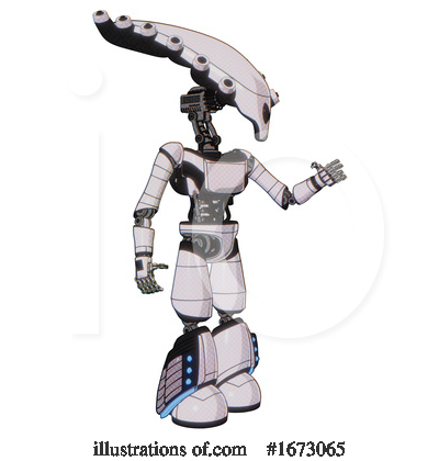 Royalty-Free (RF) Robot Clipart Illustration by Leo Blanchette - Stock Sample #1673065