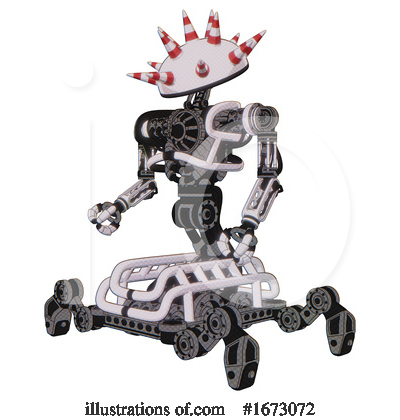 Royalty-Free (RF) Robot Clipart Illustration by Leo Blanchette - Stock Sample #1673072