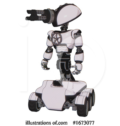 Royalty-Free (RF) Robot Clipart Illustration by Leo Blanchette - Stock Sample #1673077