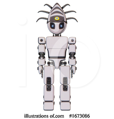 Royalty-Free (RF) Robot Clipart Illustration by Leo Blanchette - Stock Sample #1673086
