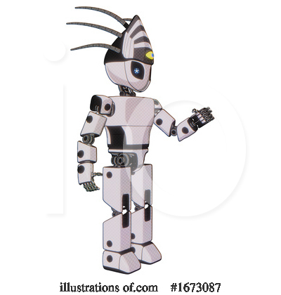 Royalty-Free (RF) Robot Clipart Illustration by Leo Blanchette - Stock Sample #1673087
