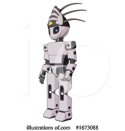 Royalty-Free (RF) Robot Clipart Illustration by Leo Blanchette - Stock Sample #1673088