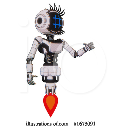 Royalty-Free (RF) Robot Clipart Illustration by Leo Blanchette - Stock Sample #1673091