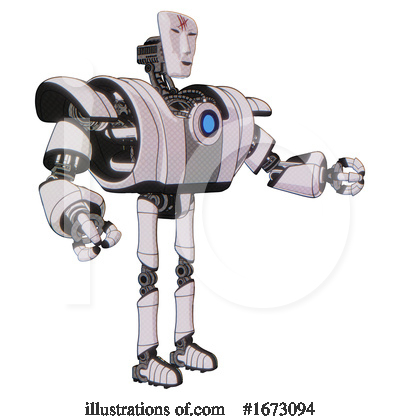 Royalty-Free (RF) Robot Clipart Illustration by Leo Blanchette - Stock Sample #1673094