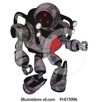 Royalty-Free (RF) Robot Clipart Illustration by Leo Blanchette - Stock Sample #1673096
