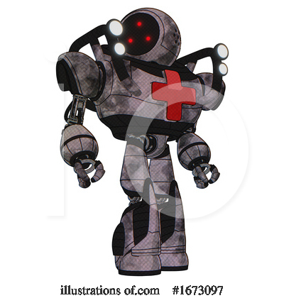 Royalty-Free (RF) Robot Clipart Illustration by Leo Blanchette - Stock Sample #1673097