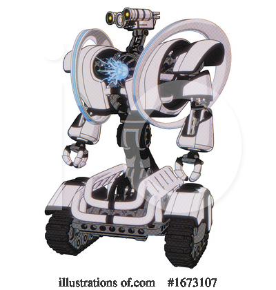 Royalty-Free (RF) Robot Clipart Illustration by Leo Blanchette - Stock Sample #1673107