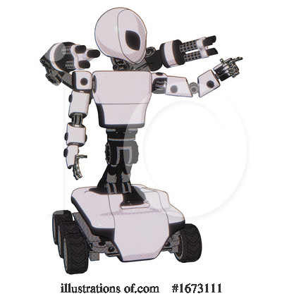 Royalty-Free (RF) Robot Clipart Illustration by Leo Blanchette - Stock Sample #1673111