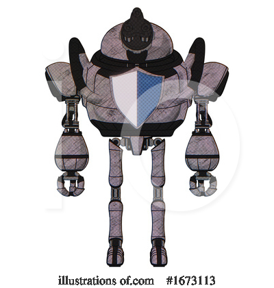 Royalty-Free (RF) Robot Clipart Illustration by Leo Blanchette - Stock Sample #1673113