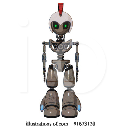 Royalty-Free (RF) Robot Clipart Illustration by Leo Blanchette - Stock Sample #1673120