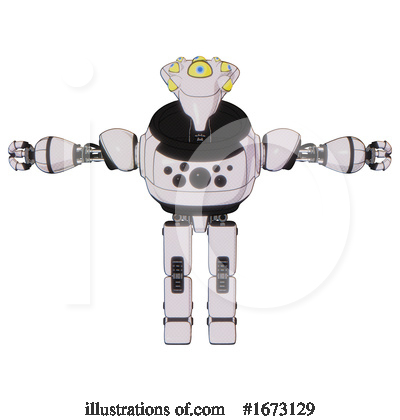 Royalty-Free (RF) Robot Clipart Illustration by Leo Blanchette - Stock Sample #1673129