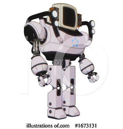 Royalty-Free (RF) Robot Clipart Illustration by Leo Blanchette - Stock Sample #1673131