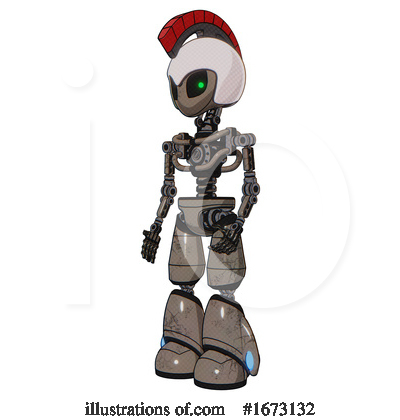 Royalty-Free (RF) Robot Clipart Illustration by Leo Blanchette - Stock Sample #1673132