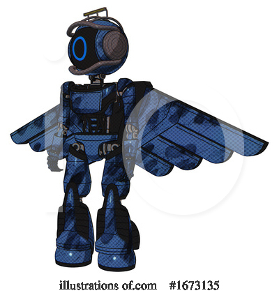 Royalty-Free (RF) Robot Clipart Illustration by Leo Blanchette - Stock Sample #1673135