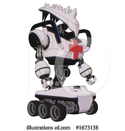Royalty-Free (RF) Robot Clipart Illustration by Leo Blanchette - Stock Sample #1673138