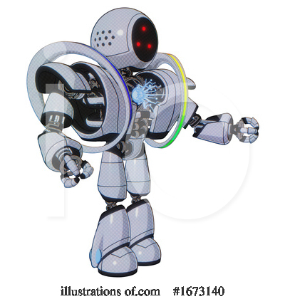Royalty-Free (RF) Robot Clipart Illustration by Leo Blanchette - Stock Sample #1673140