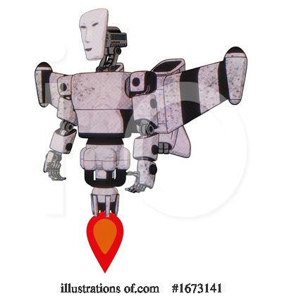 Royalty-Free (RF) Robot Clipart Illustration by Leo Blanchette - Stock Sample #1673141