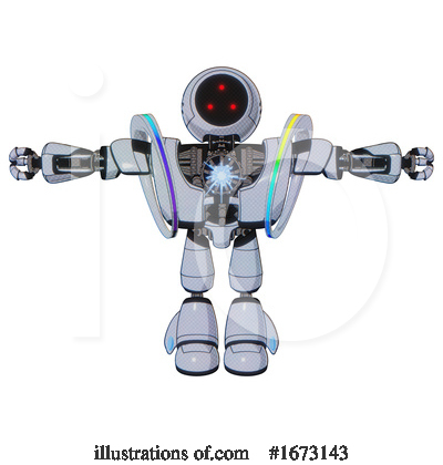Royalty-Free (RF) Robot Clipart Illustration by Leo Blanchette - Stock Sample #1673143