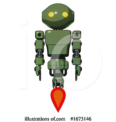 Royalty-Free (RF) Robot Clipart Illustration by Leo Blanchette - Stock Sample #1673146