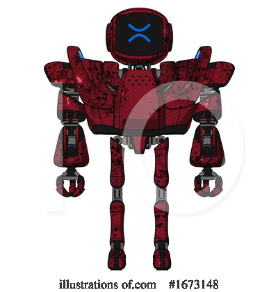 Royalty-Free (RF) Robot Clipart Illustration by Leo Blanchette - Stock Sample #1673148