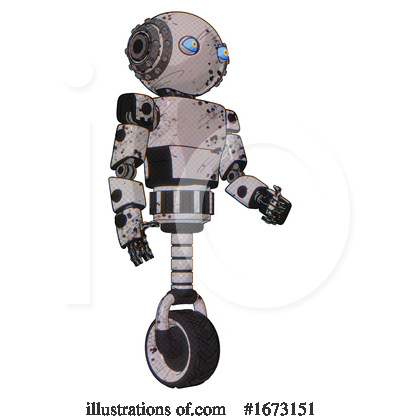 Royalty-Free (RF) Robot Clipart Illustration by Leo Blanchette - Stock Sample #1673151