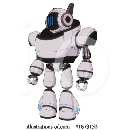Royalty-Free (RF) Robot Clipart Illustration by Leo Blanchette - Stock Sample #1673152