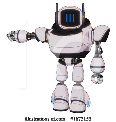 Royalty-Free (RF) Robot Clipart Illustration by Leo Blanchette - Stock Sample #1673153