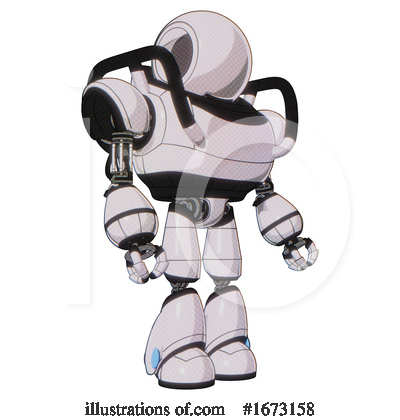 Royalty-Free (RF) Robot Clipart Illustration by Leo Blanchette - Stock Sample #1673158