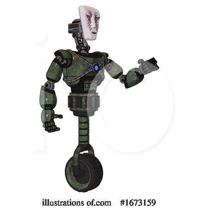 Royalty-Free (RF) Robot Clipart Illustration by Leo Blanchette - Stock Sample #1673159