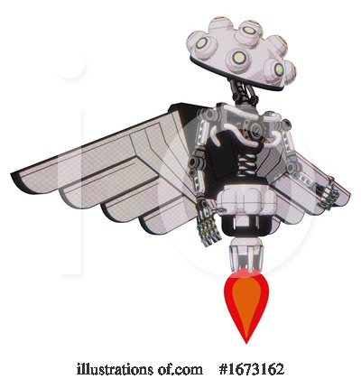 Royalty-Free (RF) Robot Clipart Illustration by Leo Blanchette - Stock Sample #1673162