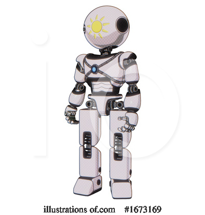 Royalty-Free (RF) Robot Clipart Illustration by Leo Blanchette - Stock Sample #1673169