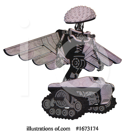 Royalty-Free (RF) Robot Clipart Illustration by Leo Blanchette - Stock Sample #1673174