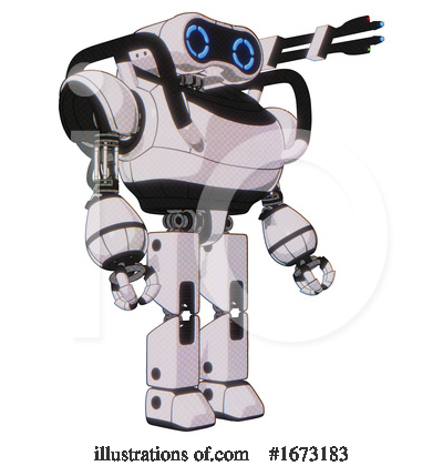 Royalty-Free (RF) Robot Clipart Illustration by Leo Blanchette - Stock Sample #1673183