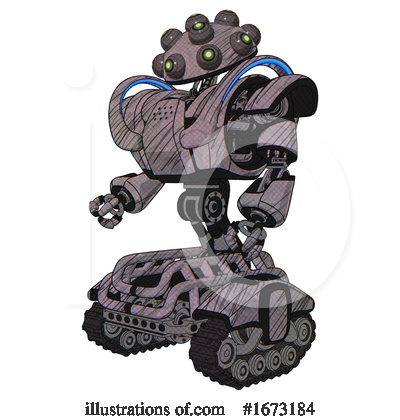 Royalty-Free (RF) Robot Clipart Illustration by Leo Blanchette - Stock Sample #1673184