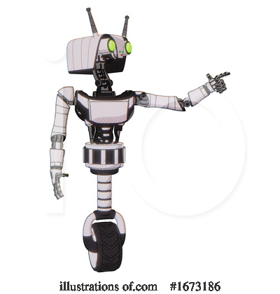 Royalty-Free (RF) Robot Clipart Illustration by Leo Blanchette - Stock Sample #1673186