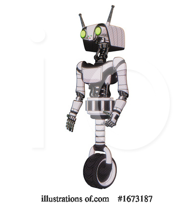 Royalty-Free (RF) Robot Clipart Illustration by Leo Blanchette - Stock Sample #1673187