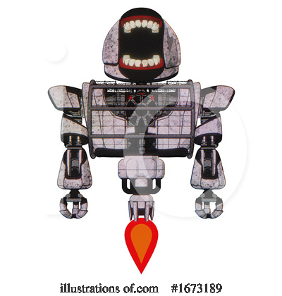 Royalty-Free (RF) Robot Clipart Illustration by Leo Blanchette - Stock Sample #1673189