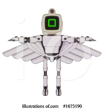 Royalty-Free (RF) Robot Clipart Illustration by Leo Blanchette - Stock Sample #1673190