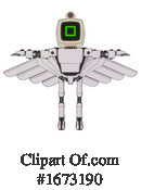 Robot Clipart #1673190 by Leo Blanchette