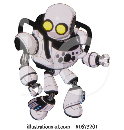 Royalty-Free (RF) Robot Clipart Illustration by Leo Blanchette - Stock Sample #1673201