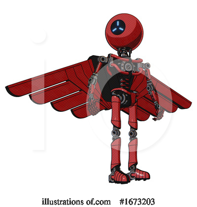 Royalty-Free (RF) Robot Clipart Illustration by Leo Blanchette - Stock Sample #1673203