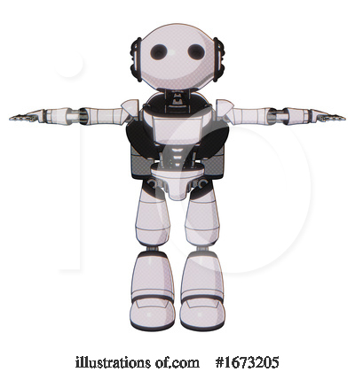 Royalty-Free (RF) Robot Clipart Illustration by Leo Blanchette - Stock Sample #1673205