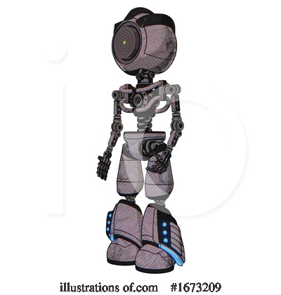 Royalty-Free (RF) Robot Clipart Illustration by Leo Blanchette - Stock Sample #1673209