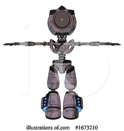 Royalty-Free (RF) Robot Clipart Illustration by Leo Blanchette - Stock Sample #1673210
